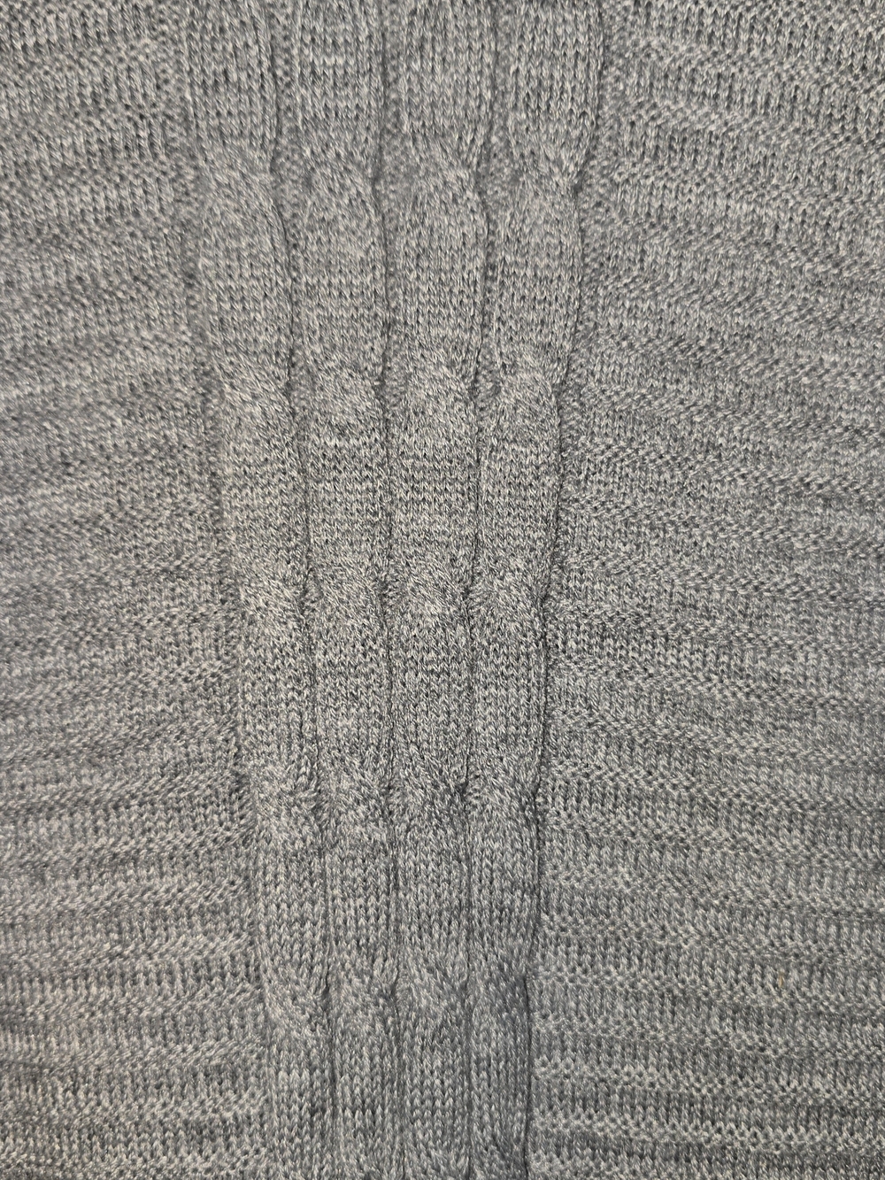 Grey Cable-Knit Sweater Dress - Picture 3 of 3
